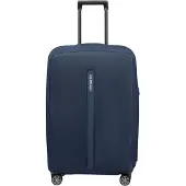 Samsonite TA Revolution - Faltbare Schutzhülle für Koffer Größe M, Kofferhülle passend für 66–69 cm, Reisekoffer Schutz, mit reflektierendem Detail, Blau (Midnight Blue)