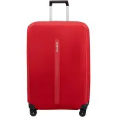 Samsonite TA Revolution - Faltbare Schutzhülle für Koffer Größe L, Kofferhülle passend für 75–79 cm, Reisekoffer Schutz, mit reflektierendem Detail, Rot