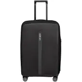 Samsonite TA Revolution - Faltbare Schutzhülle für Koffer Größe M, Kofferhülle passend für 66–69 cm, Reisekoffer Schutz, mit reflektierendem Detail, Schwarz