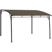 Syfax Garten-Sonnenschutz 3x3x2,55 m Taupe