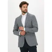Profuomo Herren Sakkos Jacket Halfmoon - Hellgrau - Größe 50