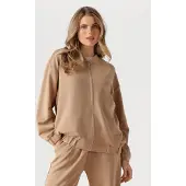 Inwear Damen Jacken Laicentiw Vincent Bomber - Taupe - Größe M