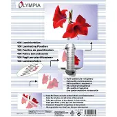 Olympia 1x100 DIN A6 125 micron, Transparent, A6, 100 Stück(e)