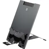 BakkerElkhuizen Laptop Ständer Bakker Elkhuizen Ergo-Q Hybrid Pro, für Laptops & Tablets bis 16”, ergonomisch, B 199 x T 284 x H 13,5 mm, Aluminium, dunkelgrau-matt