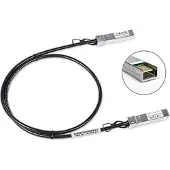Lancom Systems SFP-DD-DAC50-1M, 1 m, SFP-DD, SFP-DD, Männlich/Männlich, Schwarz, Stahl, 50 Gbit/s