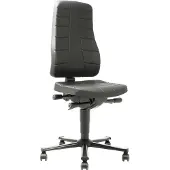 BIMOS Arbeitsdrehstuhl Highline mit Rollen Integralschaum Höhe 450-600mm - 9643-2000