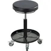 MeyChair Drehhocker ASSISTENT, mit Rollen und Ablage, Sitz PU-Schaum