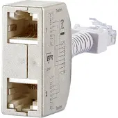 METZ CONNECT Cable Sharing Adapter pnp1, Telefon/Telefon, 2 St.