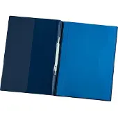 BOI Pflegedokumentenmappen System Line, 8 Klarsichttaschen, 4 Registerblätter, PVC, 19 mm Füllhöhe, blau, 10 Stück