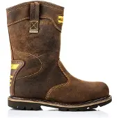 Buckbootz Buckler Werklaars Safety Bruin Leer maat 44