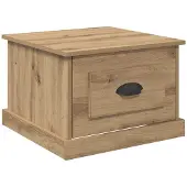 vidaXL Couchtisch Artisan-Eiche 50 x 50 x 35 cm Holzwerkstoff