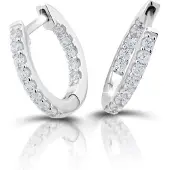 Modesi Charming silver round earrings M23078