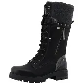 Mustang Damen Stiefel modisch mit Plateausohle 15M0042006, Größe:39 EU, Farbe:Schwarz