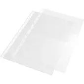 Eichner 100 Prospekthüllen DIN A4 glasklar glatt 0,12 mm
