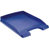 Leitz Ablagekorb Plus 5237, DIN A4, 10 Stück, blau
