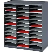 PaperFlow Sortierstation, DIN A4, Polystyrol, 36 Fächer, anthrazit