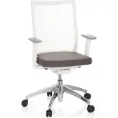 Hjh OFFICE ASPEN WHITE - Profi Bürostuhl Grau / Weiß