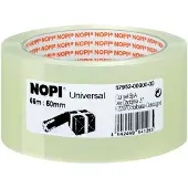 NOPI Packband Universal 4040, L 66 m x B 50 mm, transparent, 6 Rollen