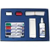 Legamaster Whiteboard-Starter-Set 7-125000, Marker, Wischer, Halter, Magnet, Reiniger, 17-teilig