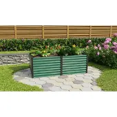Vitavia Hochbeet "Linus 630" seegras/ schwarz 188 x 96 x 63 cm (L x B x H)