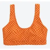 OAS Bikinioberteil Damen Orange Chess Sport-XS