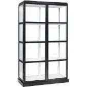 Hubsch Vitrine schwarz/weiß