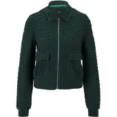 Zero Kurzblazer mit Kragen in Green Forest | Gr.: 42