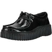 Clarks TORHILL BEE Damenschuhe - bequeme Schnür- Halbschuhe schwarz