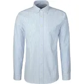 Seidensticker Businesshemd Regular 1/1 Button-Down-Kragen Gestreift