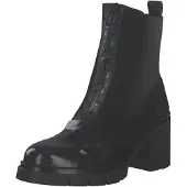 Hispanitas für Damen. HI254280 Zurich Lederstiefelette schwarz (40), 5 bis 8 cm, Reißverschluss, Lässig