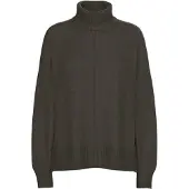 Pieces Pcmalou Pullover Mit Hohem Kragen | Braun | S