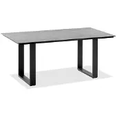 Niehoff Noah Tisch Aluminium Profilkufe Anthrazit/HPL