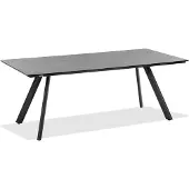 Niehoff - HPL-Gartentisch Noah - Aluminium 160 x 95 cm HPL Beton Stativprofil