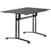 Sieger Gastro Tisch Polytec Säulenklappgestell 120x80 cm