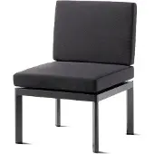 Sieger Lugo Lounge Basis Aluminium inkl. Rücken/Seiten/Verbindungselement