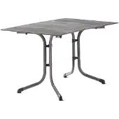 Sieger 5160-31 Kl.-Tis.Po.120x80 Polytec,e-grau/Beto.hell