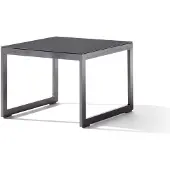 Sieger Loungetisch mit Glasplatte 60x60x44 cm