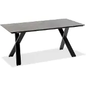 Niehoff Noah Tisch Aluminium X-Gestell Anthrazit/HPL