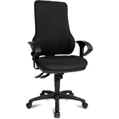 Topstar Action Star 1303 Schreibtischstuhl mit ergonomischer Rückenlehne - schwarz