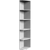 Wimex Multiraumkonzept Abschlussregal Weiß Holzwerkstoff 38x30x185 cm