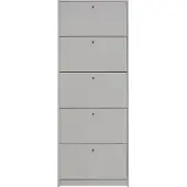 Mäusbacher Flap Schuhschrank mit 5 Klappen 60x168x16 cm