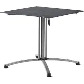 Sieger Gastro Tisch Polytec Säulenklappgestell 80x80 cm