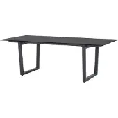 Zebra Unyx Gartentisch Aluminium/HPL 200x100 cm