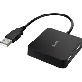Hama 00200121, USB 2.0, USB 2.0, 480 Mbit/s, Schwarz, 0,15 m, USB