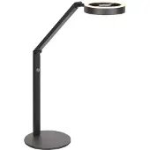 Steinhauer Tischlampe Ringlux schwarz
