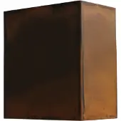 Masterlight Wandleuchte Metallico 1-flammig Stahl Braun 10x12x6cm