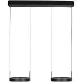 Steinhauer Hängelampe Mykty, dimmbar, schwarz, für Wohn- / Esszimmer, Metall, Modern, Pendelleuchte