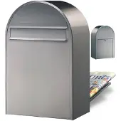 Bobi Briefkasten Classic B i Edelstahl