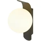 SLV Schwarze Wandleuchte Sun Kugel