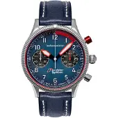 Bauhaus 2576-3 Herrenuhr Aviation Eurofighter Chronograph Dunkelblau